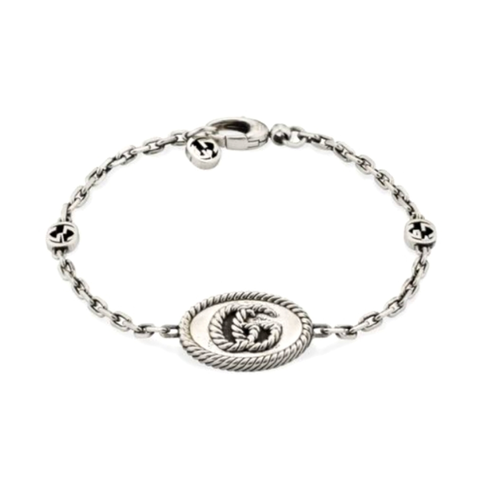 Men's Metallic Double G Bracelet